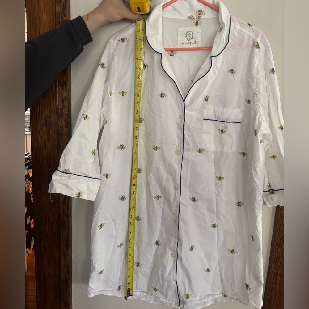 Printfresh Anthropologie Beekeeper Embroidered Sl… - image 4
